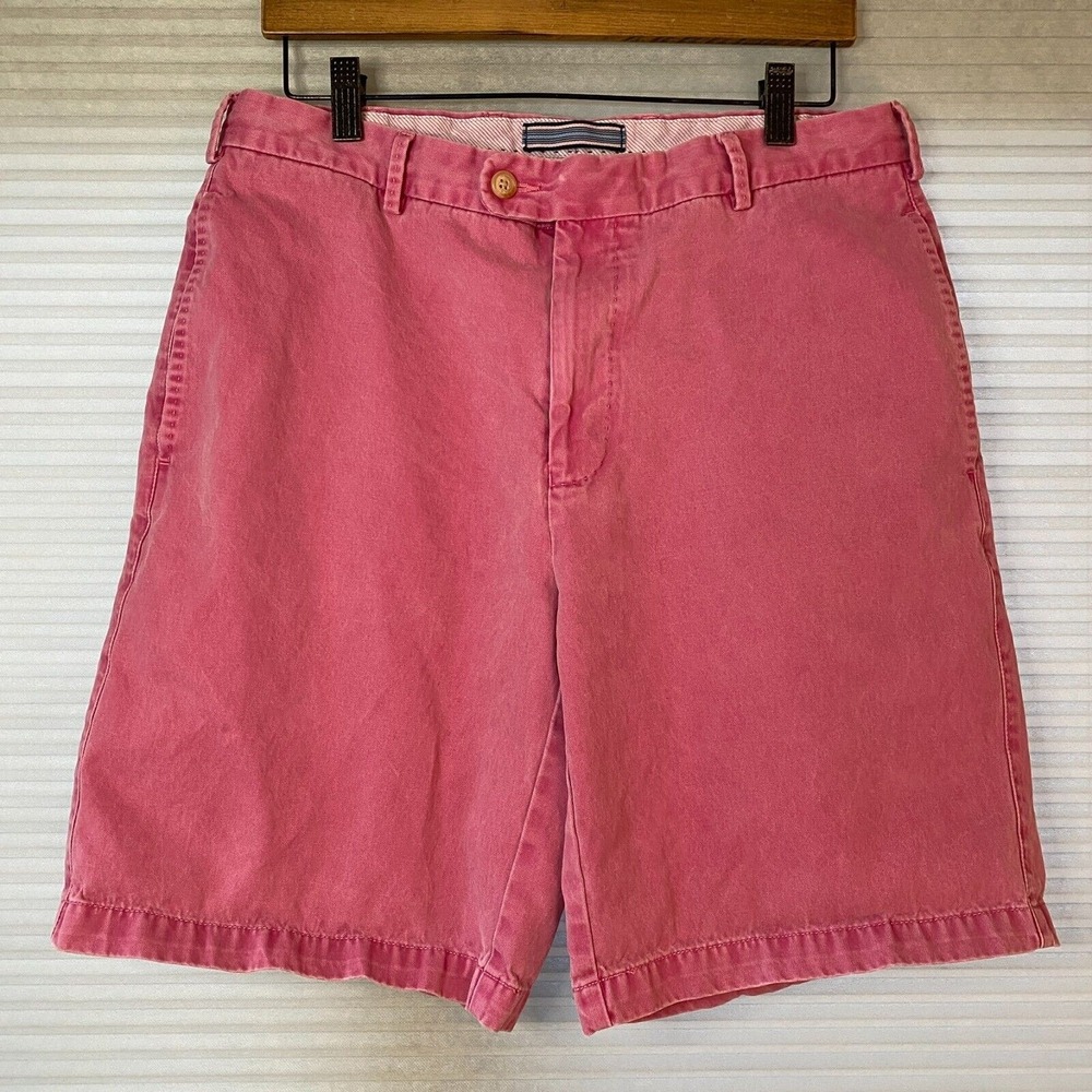 Peter Millar Pima Cotton Pink Khaki Casual‎ Shorts Mens 33